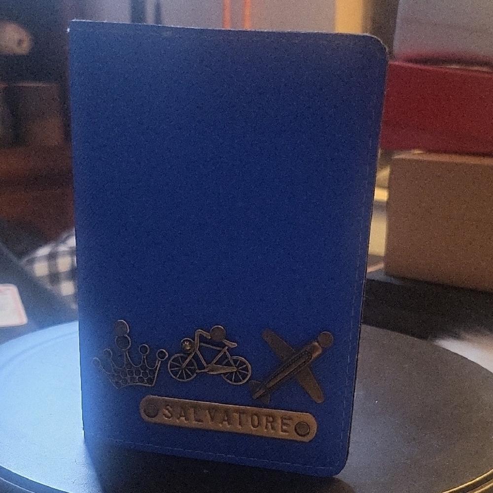 Blue Salvatore Passport Holder